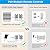 Automatic Gate Opener for Single Swing Gates up to 660lb 16ft, Heavy Duty Electric Opener Kit for Driveway Home Garden, Long-Range Remote Controls Included - Model C025-340