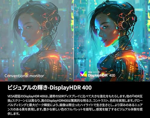 undefined AOC ゲーミングモニター 27インチ, 最大260hz, QHD/2560x1440, 応答速度0.3ms(MPRT), Fast IPS, HDMI2.0x2/ DP1.4x1, Adaptive Sync対応, HDR400認証, 高さ調節, FPS向け, PS5/Switch対応, 縦横回転, ケーブル付属, 3年保証 Q27G4Z/11 の商品画像 6