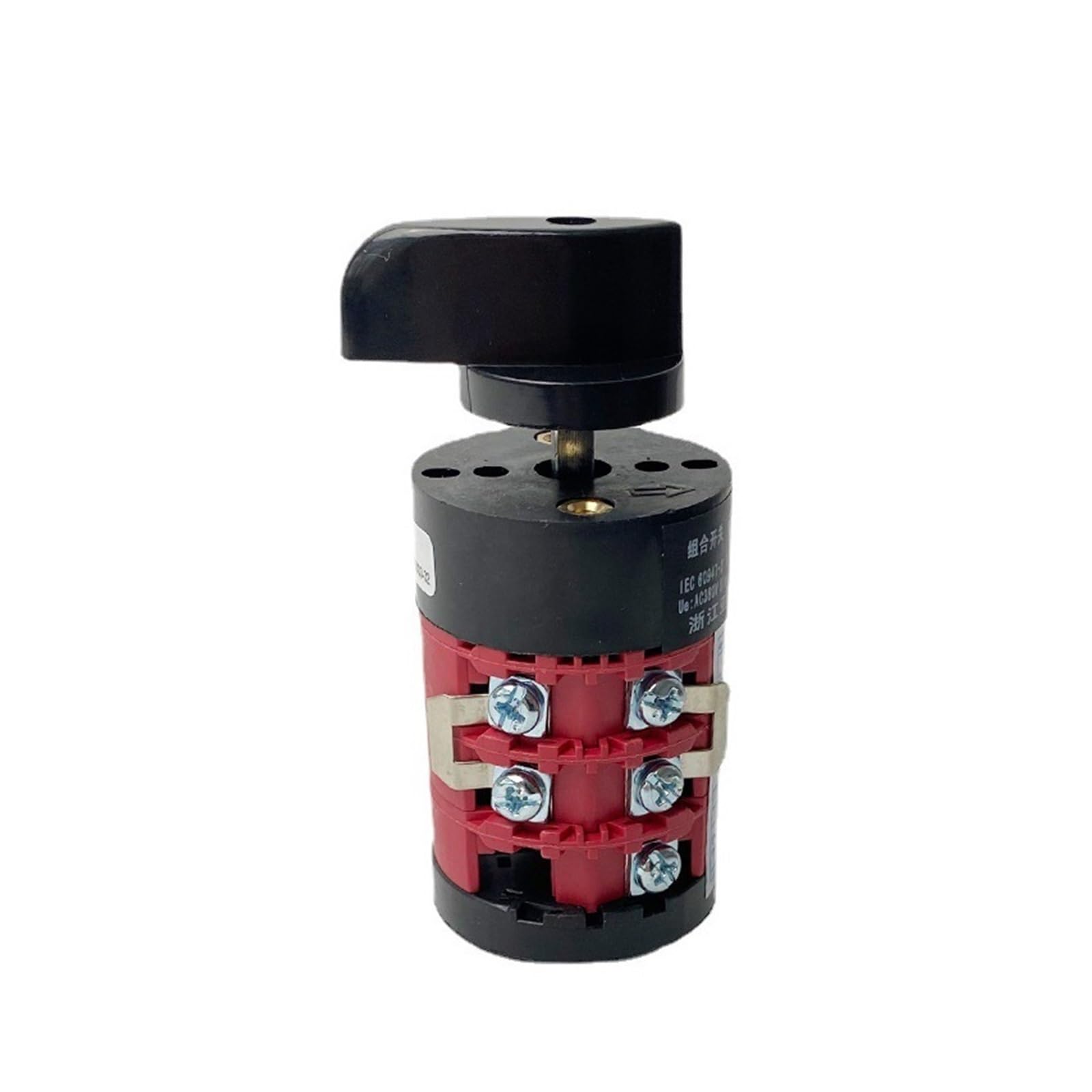 JJHQOKYNA 3 Position HZ5B-20/3 Changeover Rotary Cam Switch 20A Poles Screws Terminals Silver Contact Electrical Control Circuit