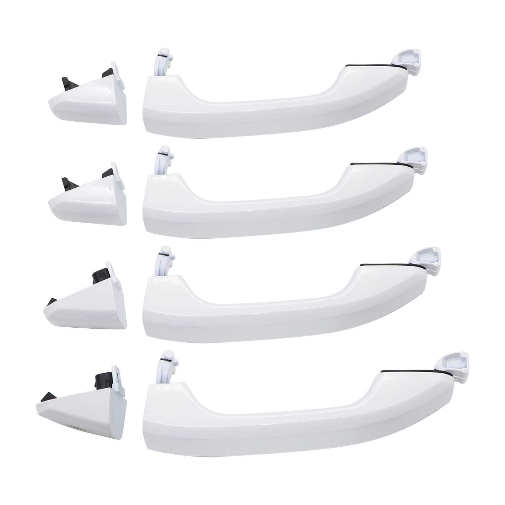 Amazon.com: Priprilod Front Olympic White Door Handles (Set of 4