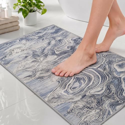 Image of Medallion Vintage Look Carpet for Living Room Bedroom Dining Room | Washable Area Rug with Non Slip TPR Backing | Modern Floor Carpet for Home(Design02-16x24 Inches)