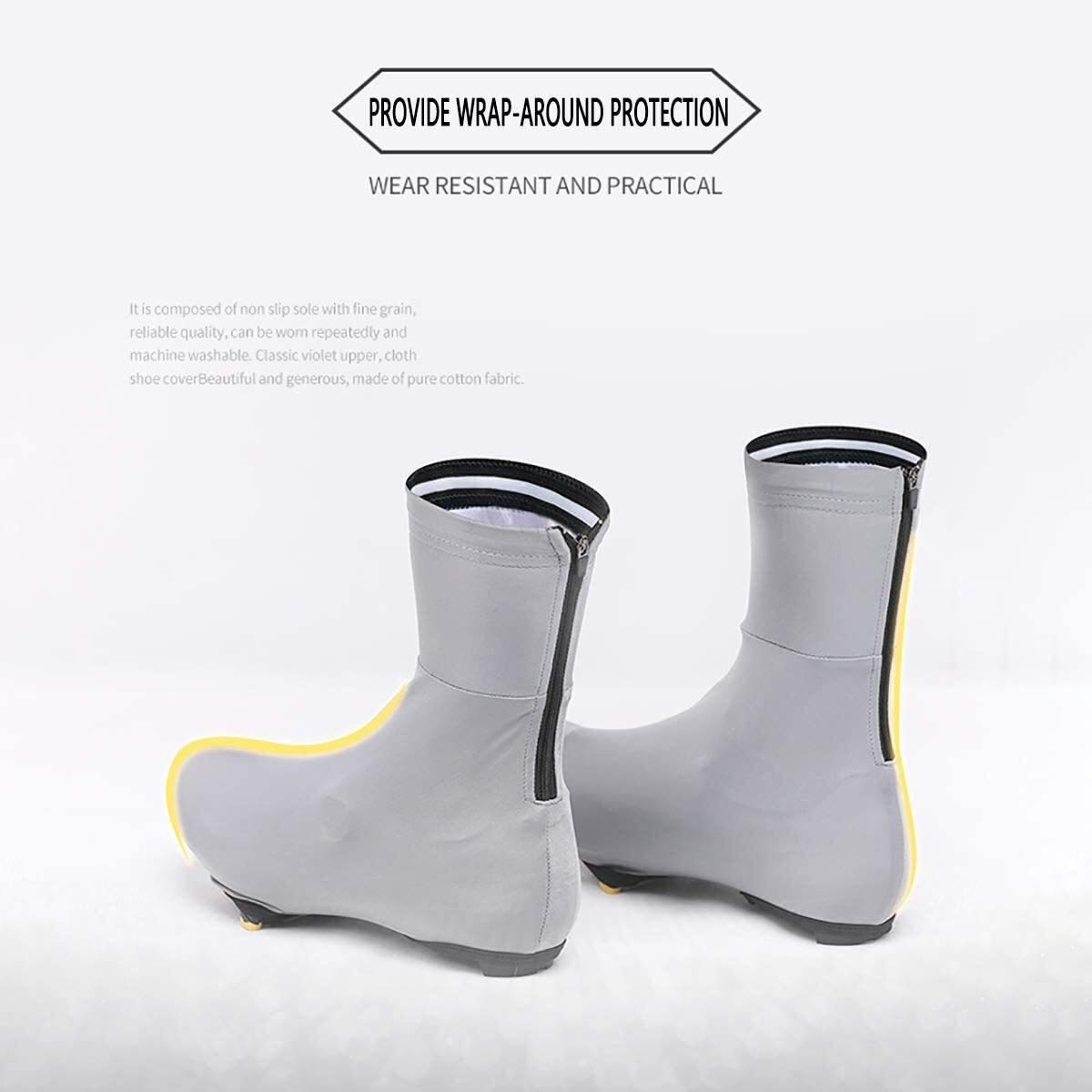 Couvre-Chaussures de Cyclisme Couvre-Chaussures de Cyclisme Coupe-Vent imperméables à la poussière Couvre-Chaussures de vélo, Chauds et durables pour Les Hommes et Les Femmes pour Faire de l'alpinis