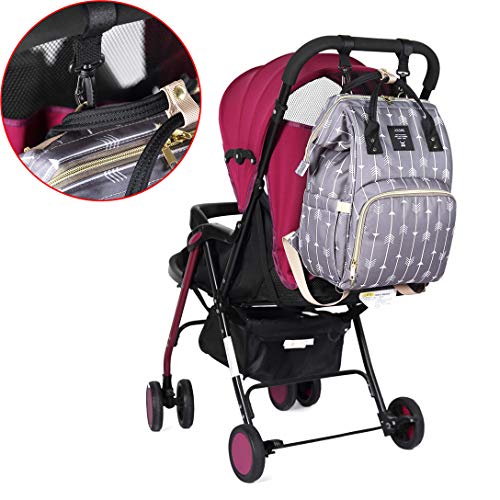 Stripe Printing Nappy Bags Multi-Function Diaper Bag For Baby Care Handbags Travel Backpack #TOP6