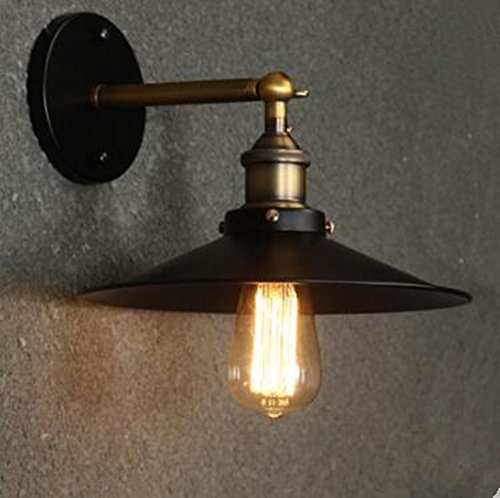 Preisvergleich Produktbild Edison retro Schmiedeeisen Wandleuchte Amerikanische Land Schlafzimmer Studiolampen Einfacher Wandlautsprecher Lampengang Balkon