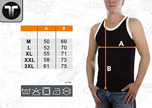 Touchlines Dharma Lost Kontrast T-Shirt, Nero