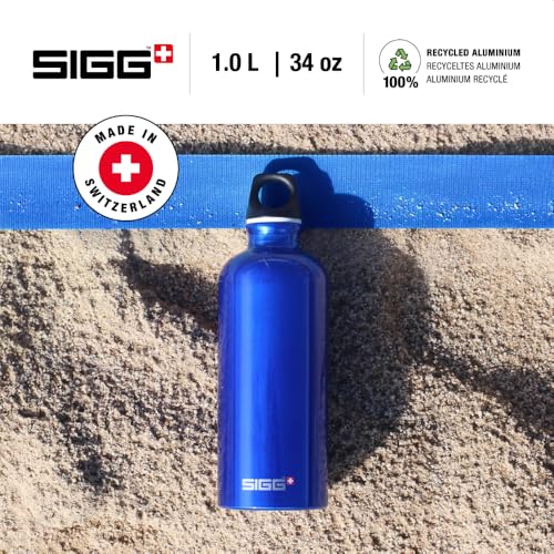 SIGG - Alu Trinkflasche - Traveller - Made in Switzerland - Kohlensäure geeignet - Auslaufsicher - Federleicht - BPA-frei - Outdoor - 0,6L und 1L und 1.5L – Bild 3