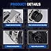 Autoround 04801624AD Alternator Fit for Dodge Journey 11-19, Grand Caravan 11-20, Avenger & Chrysler 200 & VW Routan 11-14, Town & Country 11-16, Ram C/V 12-15, V6 3.6L, 12V 160 Amp 6-Groove Pulley