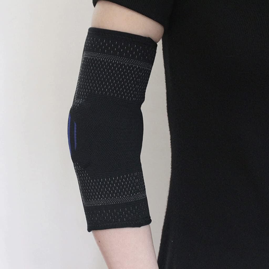 1 Pair Elbow Support Gym Sport Protector Pad Arm Sleeve Guard Safety Silicone