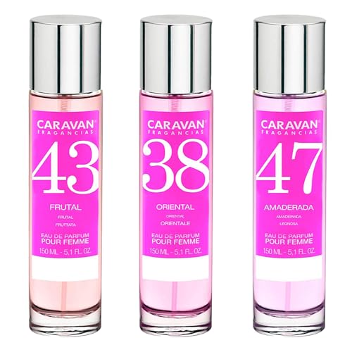 3x Caravan Perfume de Mujer Nº43 Nº38 Nº47-150ml.
