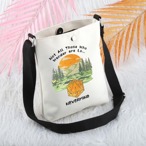 MBMSO D Master Merchandise DM Master Gifts Dungeon Crossbody Bag D Dragons Gifts Rolling Dice Gifts for Dungeon Lovers Purse4