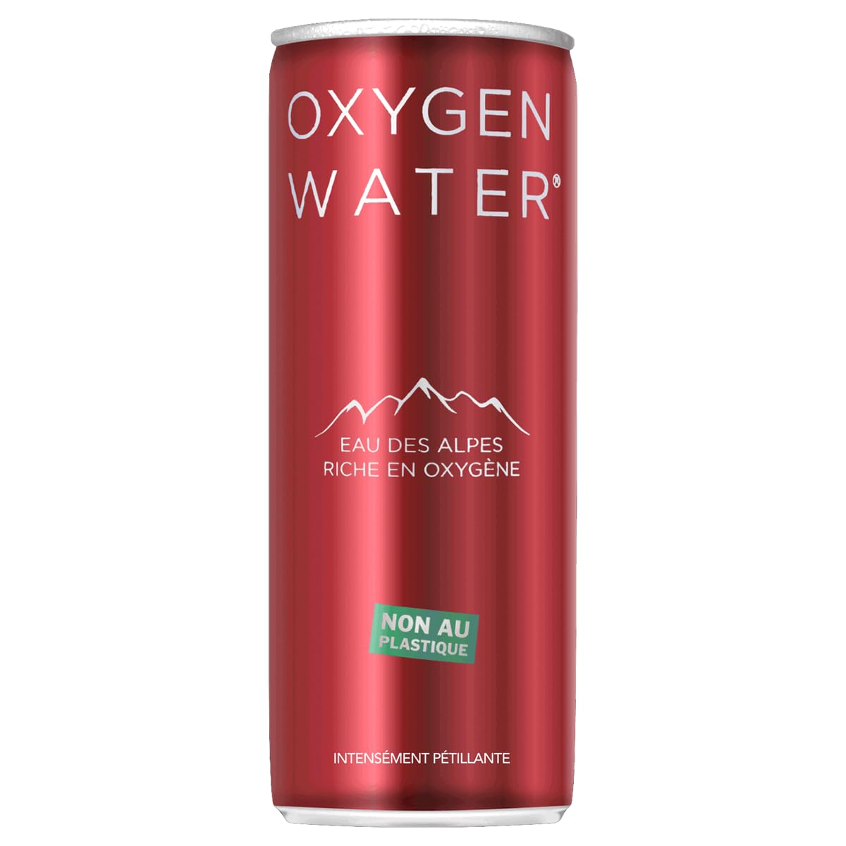 Oxygen Water Acqua in Lattina ricca di ossigeno Intensamente Frizzante 24 pz da 25 cl.