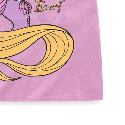 Image of Disney Princess Snow White Moana Frozen Birthday Girls Short Sleeve T-Shirt for Toddler to Big Kids