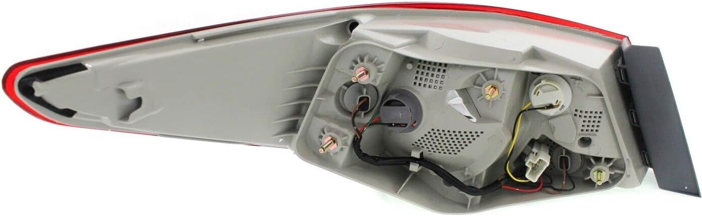 Tail Light For 2011 2012 2013 2014 Hyundai Sonata - Fits Passenger Side - Tail Light Assembly Includes Lens, Housing, Bulb - Replacement For 92402-3Q000