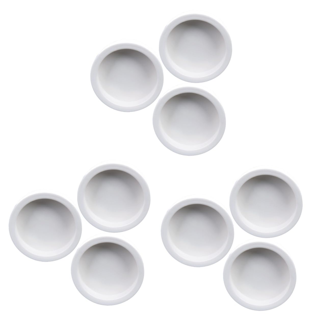 DOITOOL 9pezzi Ciotole Ceramiche per Rettili da Pz Antiscivolo Piccole e Rotonde per Cibo Lucertole e Altri Animali Reptili Facili da Pulire e Stabili