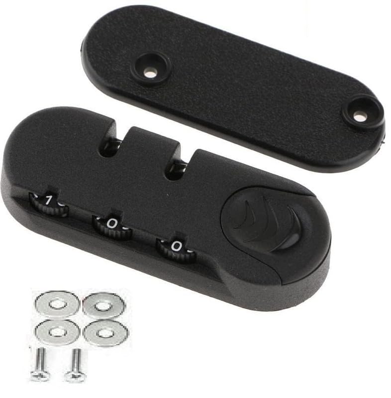 Image of CNB Repair Replacement Luggage Number Lock for VIP Safari, American tourister, Skybag Trolley Bag Suitcases Replacement (Number Lock 1 Piece)