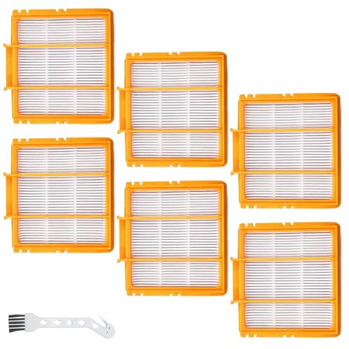 Replacement Parts for Shark AI AV2501S AV2511AE AV2610WA AV2501AE RV2502AE RV2400WD RV2610WD AV2510AOUS RV2520AOUS UR250BEOUS UR2500SR rv2410wd AI Ultra 2- in-1 Robot Vacuum Cleaner 6 Pack Filters
