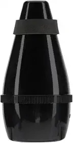 Colaxi Surdina reta para trompete BB, substituição profissional para prática de trompete para iniciantes, palco, amantes da música, Preto