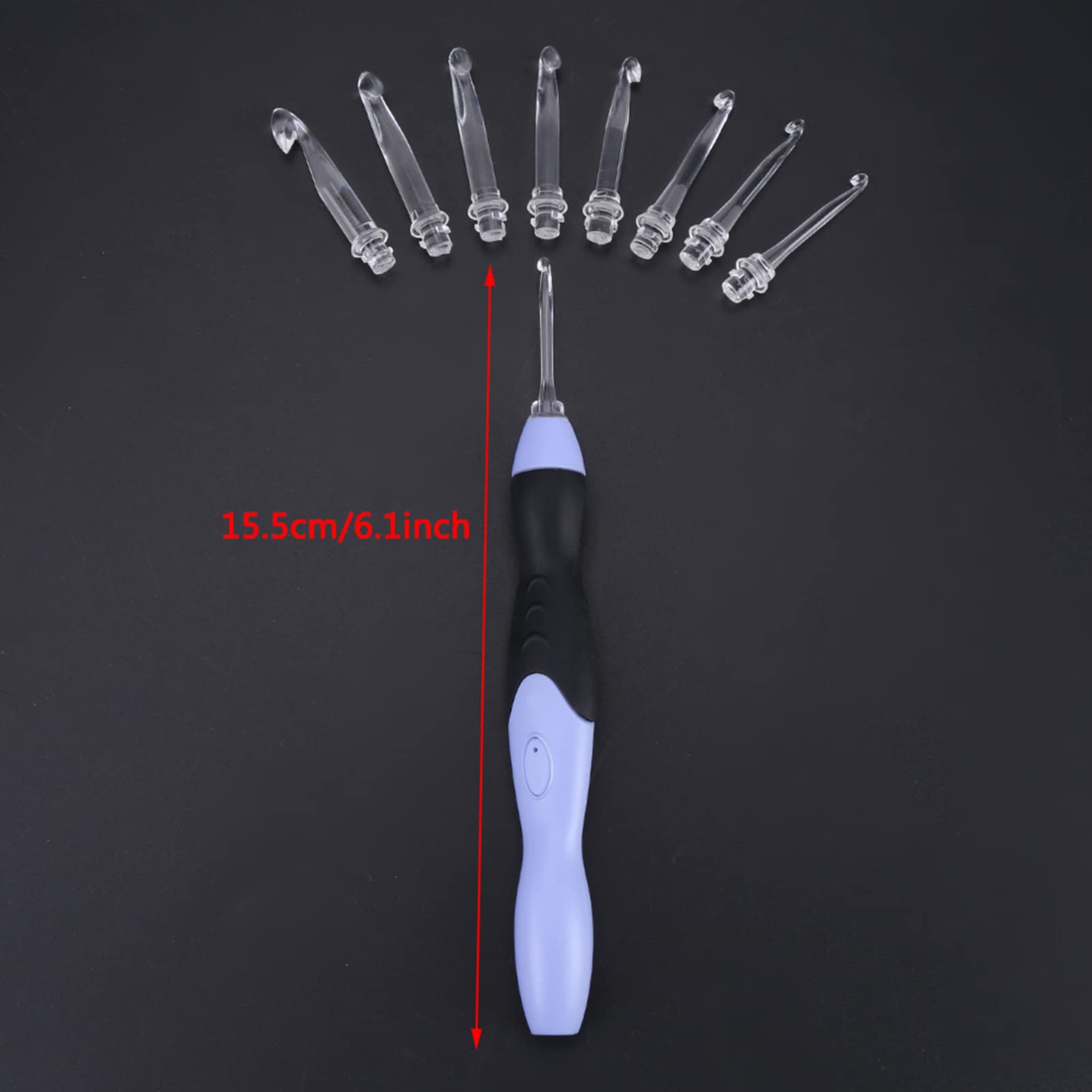 Crochet Hooks Set, LED Light up Crochet Hook with USB Charger Cable - Image 3