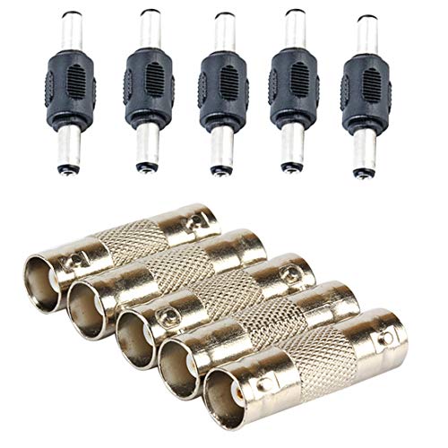 Lime2018 10PCS BNC Female to Female & DC Connector