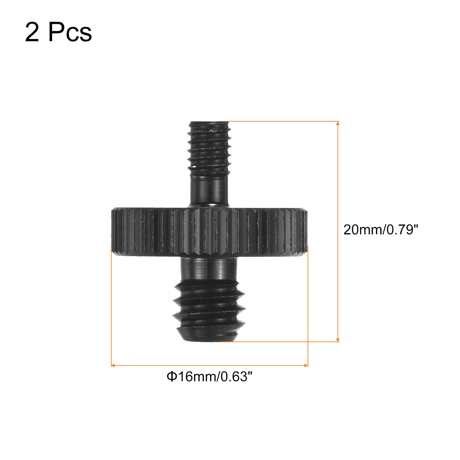 QUARKZMAN 2PCS Adaptateur de support de microphone filetage mâle 1/4 à M4 adaptateur de vis pour support de microphone vers adaptateur de monture trépied pour appareil photo