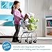 Melissa & Doug Toy Shopping Cart, Grocery Store Pretend Play Toys with Sturdy Metal Frame & Working Wheels, Toddler Shopping Cart, Preschool Learning Toys for Girls & Boys 3+