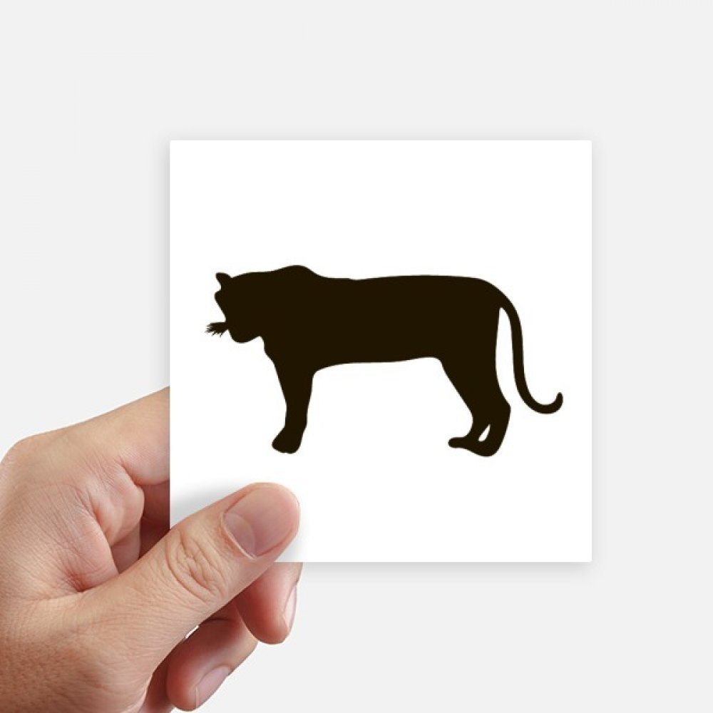 Autocollant tigre noir 10 cm x 10 cm lot de 8 stickers multicolores pour moto