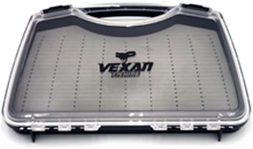 Vexan Maleta de una cara caja de pesca en hielo con inserto de espuma para Bluegills, Crappie, Jumbo Perch, Lucio, Walley y más