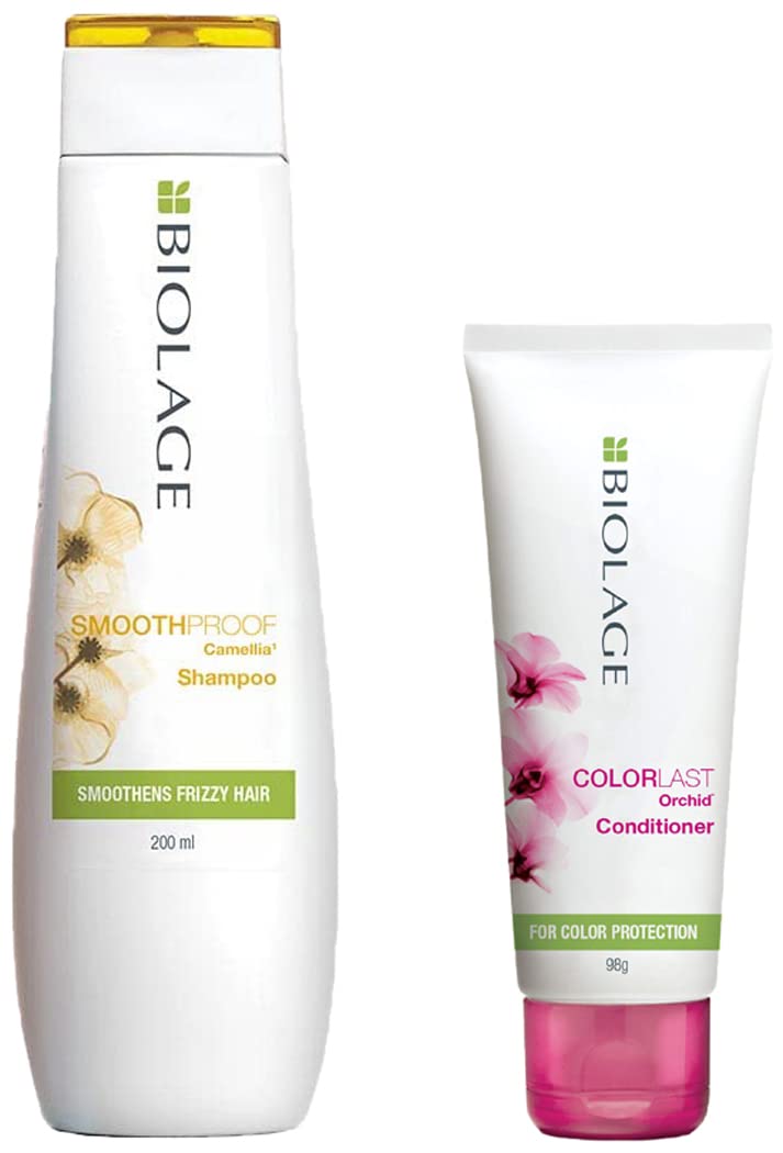 Biolage Smoothproof Shampoo & Biolage Colorlast Conditioner |Paraben Free| Helps Maintain Color Depth, Tone & Shine | Anti-Fade | For Colored Hair-picture-10