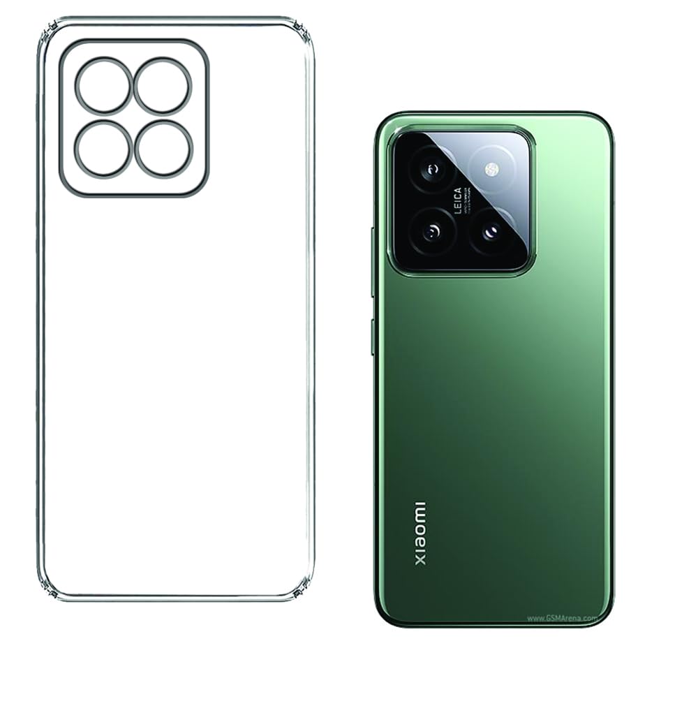 Chaapio Xiaomi 14 5G Back Cover | Slim Soft Back Case for Xiaomi 14 5G (Transparent) (B0CXYDJ2JP) Amazon Price History, Amazon Price Tracker
