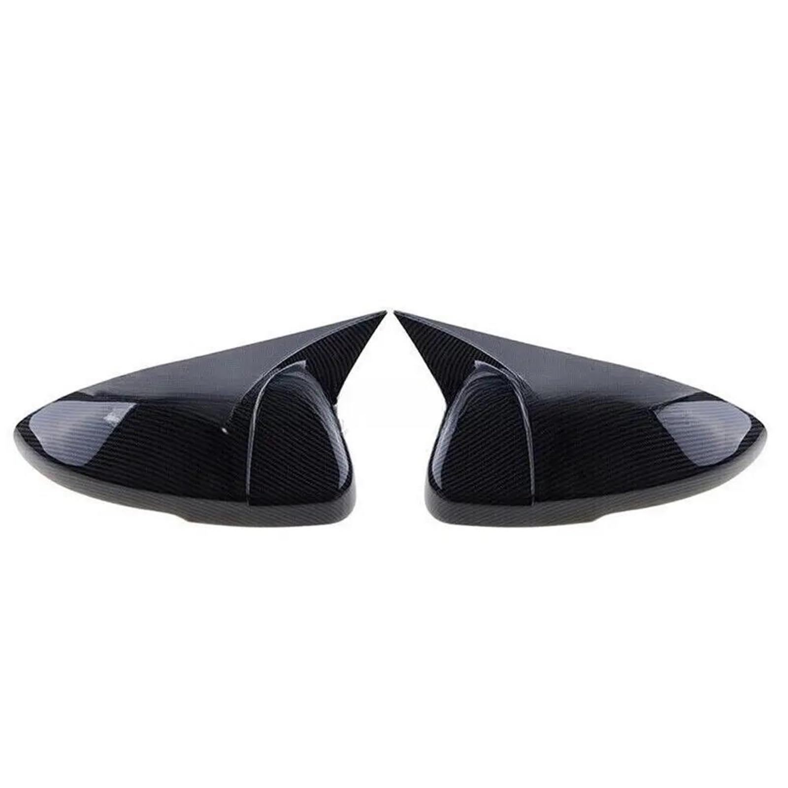 Zapora Carbon Car Rearview Side Mirror Cover Wing Cap Exterior Sticker Door Case Trim Fiber For Accord 10Th 2018-2023(Carbon)