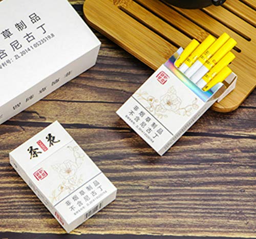 Best Deal for Green Tea Herbal Cigarettes Peony Tea Smoke, Jasmine, Black