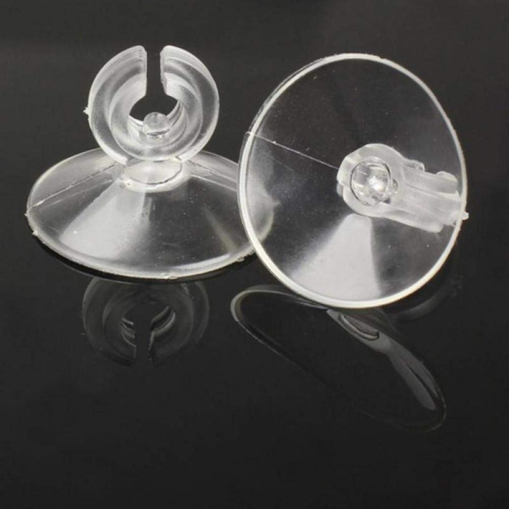 10 Pcs Aquarium De Poissons Porte-réservoir D'aspiration Sucker Cup Pour Air Line Tube Flexible Pompe, Suctionaquarium Ventouse Airline Ventouse Porte Pour Fish Tank Tube Transparent Clips Colliers