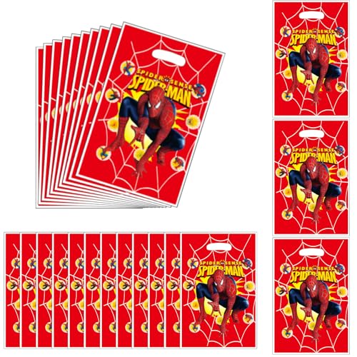 sAleix For Spidey party gift bags 30PCS supplies and decorations. Perfect for cartoon parties ideal for kids and great for family events prizes