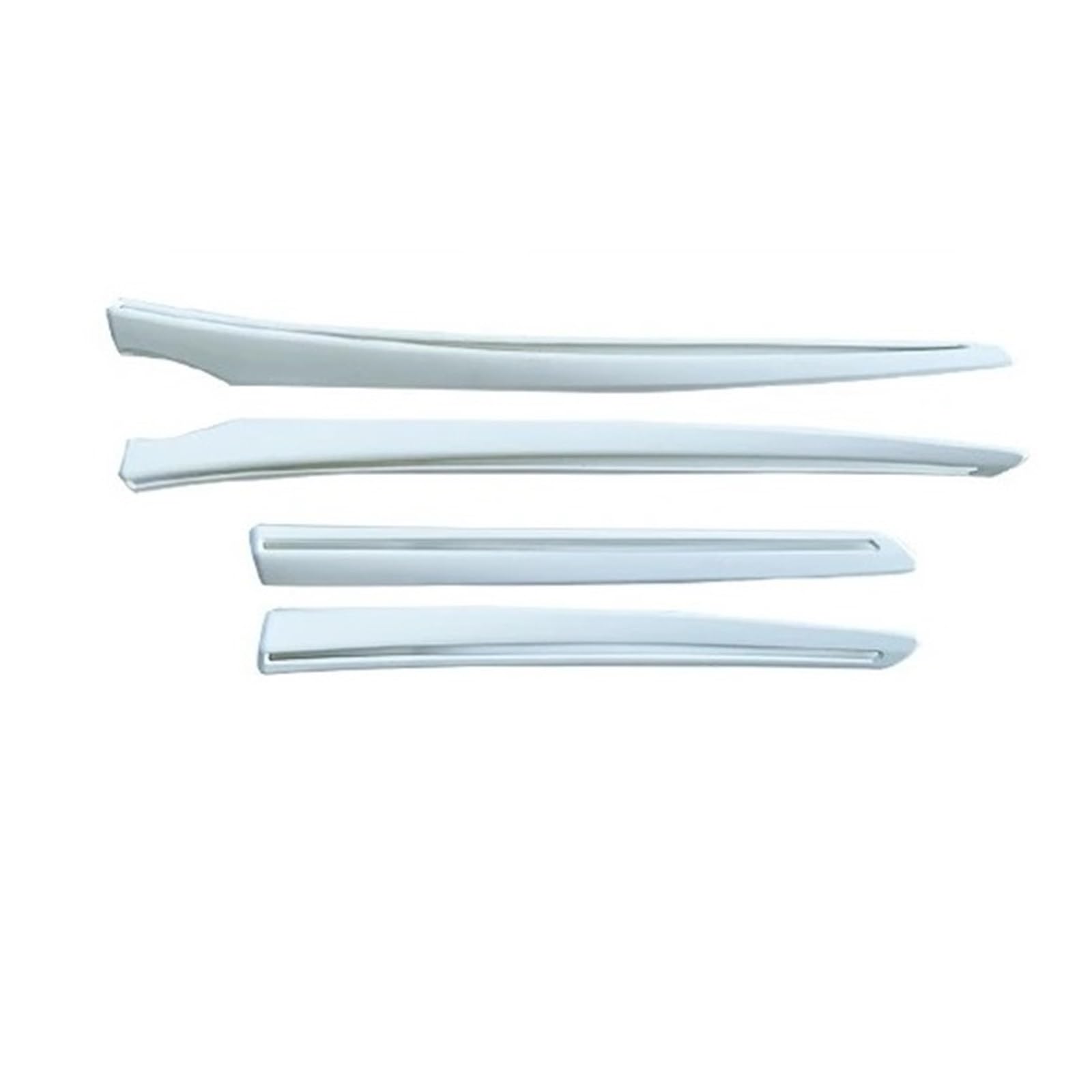 Car Door Decorative Strip for Tesla for Mode for Y for Juniper 2025 4Pieces Sticker Cover Interior Accessories Universal Interior Accessories(4pieces Matte White)