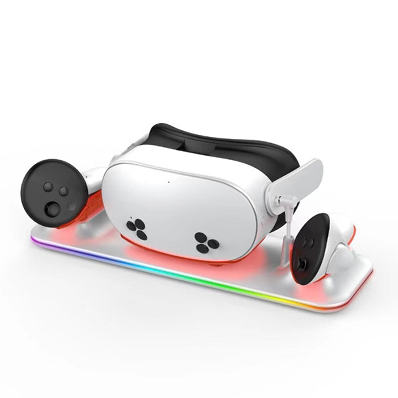Dock di ricarica magnetico con kit batteria per cuffie e controller 3S, materiali ABS colorati