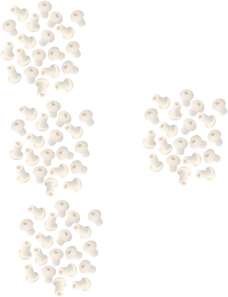 Cabilock 120pcs Ceramic Wick Holders for Oil Lanterns Home Ceramic Wick Storage Stand for Crafting Laboratory and Hospital Use Efficient Evaporation Control and Easy Setup