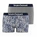 Produktbild bruno banani Herren Indo Elephant Boxershorts, Kobaltblau/grau Print//grau, XL (2er Pack)