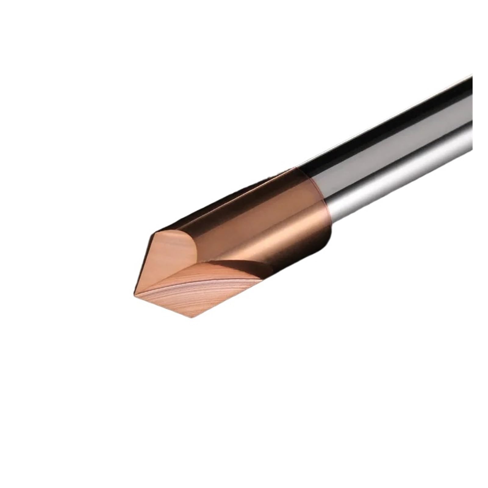 Juego de Brocas avellanadas carburo tungsteno for Ranuras Rectas, Biselado y fresado 60, 90 120 Grados, Herramienta for máquina Grabado, Fresa Extremo Aluminio(D12xR120x75L)