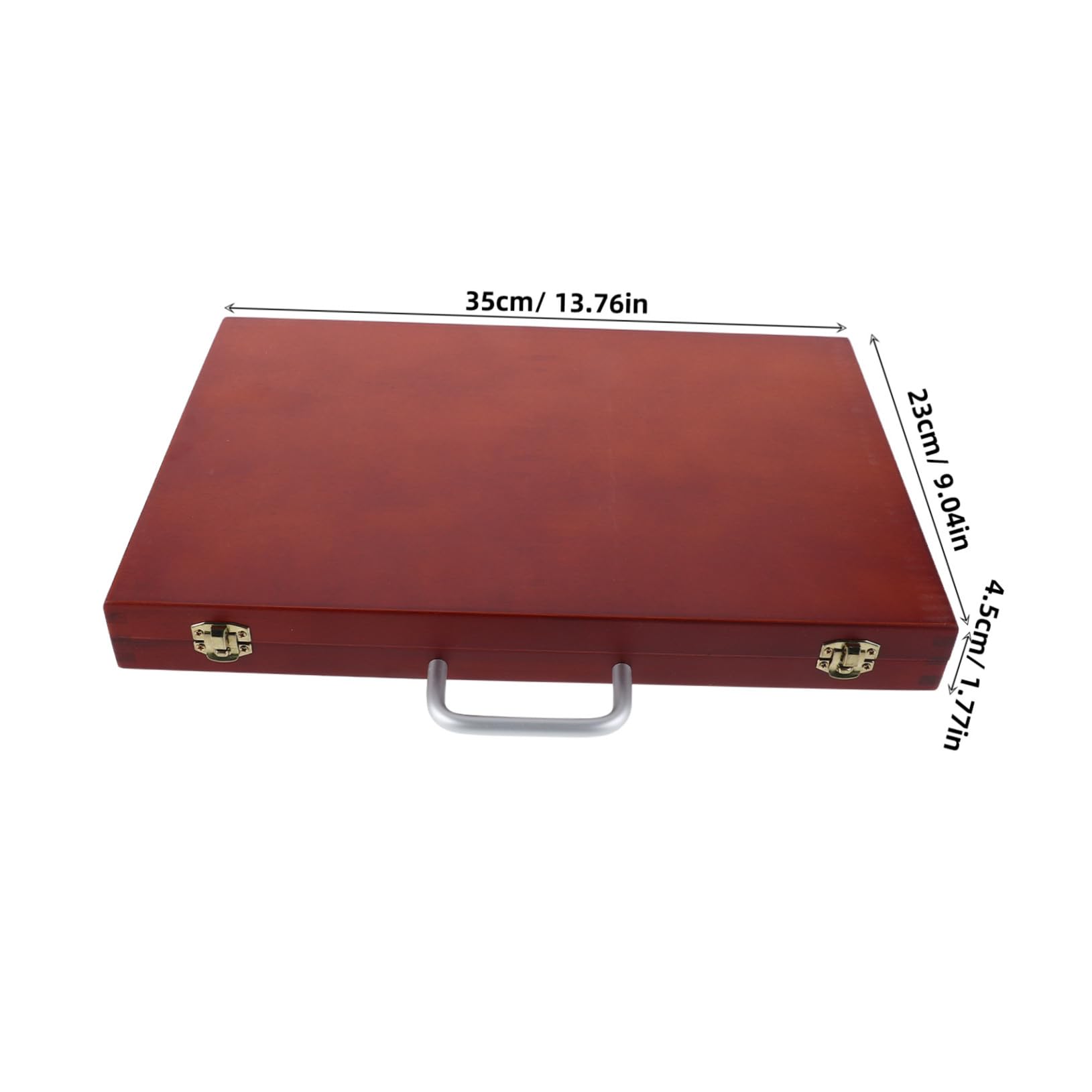 Boîte de Rangement Peinture Portable Bois Style Européen Mallette Multifonction pour Outils de Dessin Étui Pratique pour Étudiants et Artistes