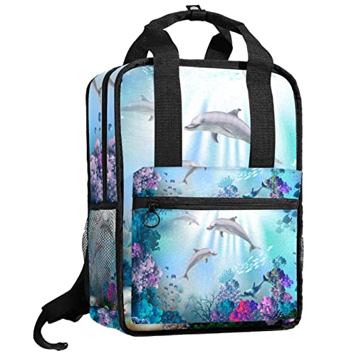 Sac à dos garçons et filles avec motif Tour Eiffel et bretelles réglables
