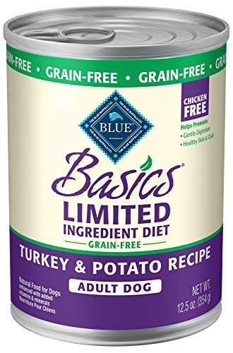 Blue Buffalo Basics Limited Ingredient Diet, Grain Free Natural Adult Wet Dog Food