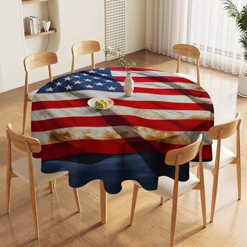 Nappe de table ronde imperméable et résistante à l'huile - 4