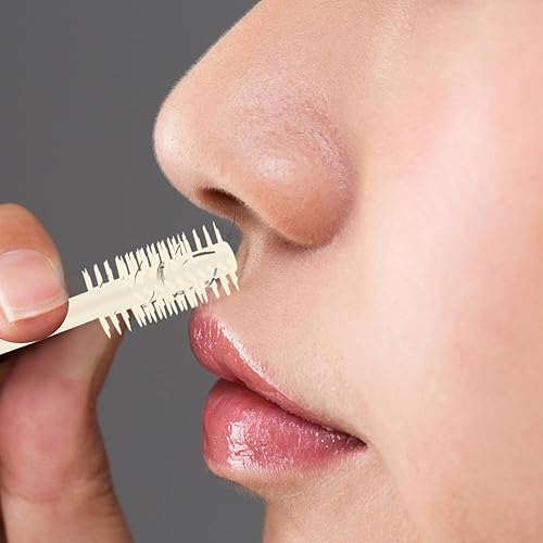 Miniatura 5 de 3 cortadores nasales de pelo nasal, herramienta de eliminación de vello manual giratorio de 360, cuchilla de vello de nariz de doble cara,