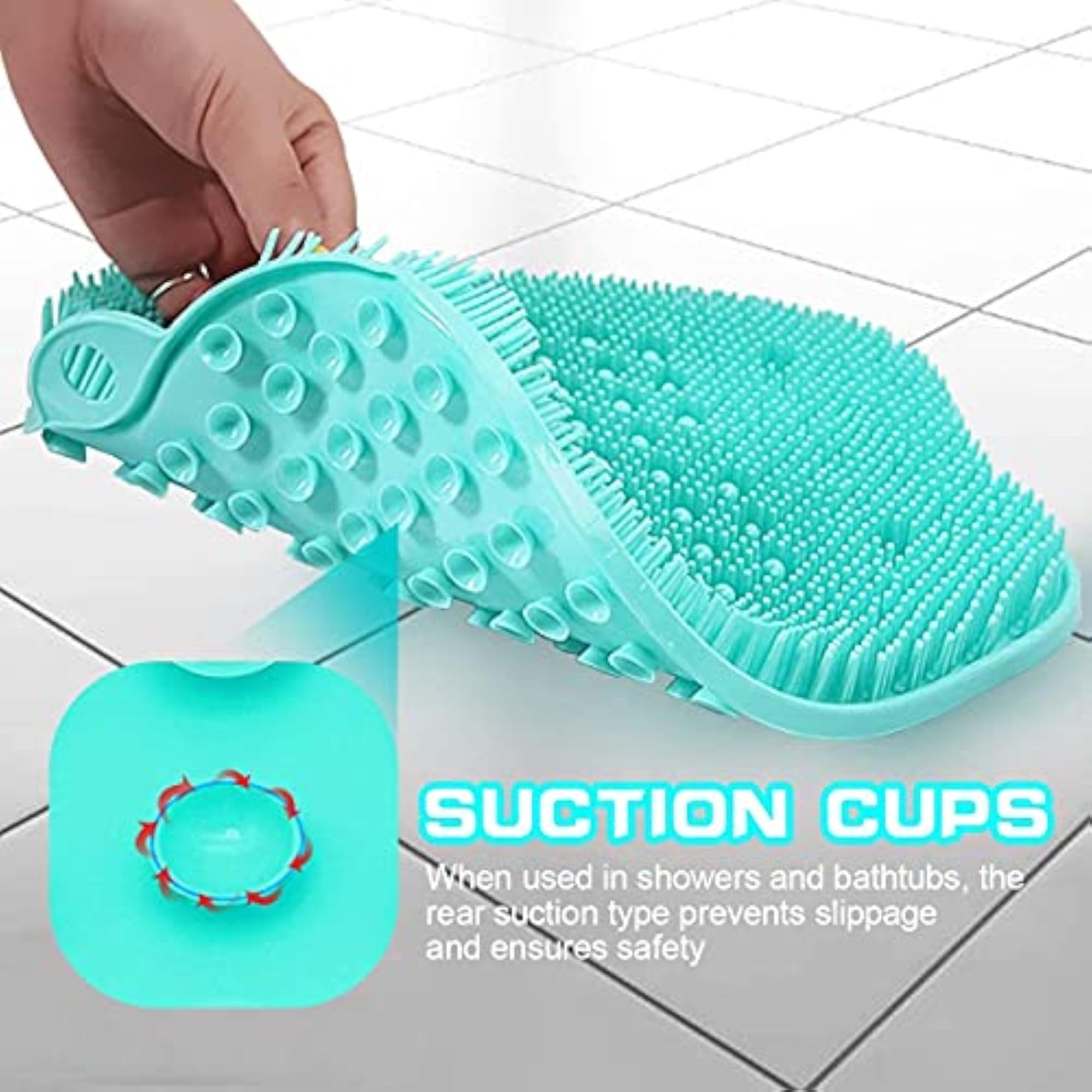 Shower Foot Scrubber Cleaner & Massager, SPA Experience