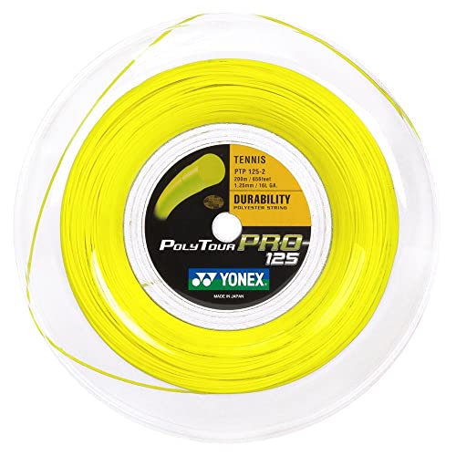 Yonex Saitenrolle Poly Tour Pro, Gelb, 200 m, 0195220121200010