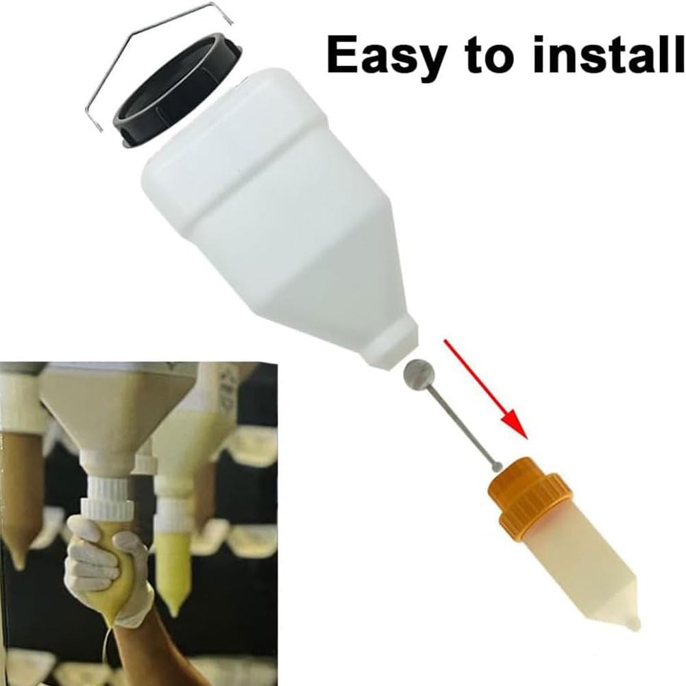 Dispenser for salse da appendere, bottiglie di ketchup da 3,5l/5,5l spremute,sistema di dispenser for salse ricaricabile, adatto for prodotti alimentari come salse for catering come pomodoro,senape(Sq