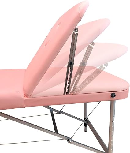 Miniatura 3 de Marco de aluminio ultraligero y resistente, mesa de masaje portátil de 84 pulgadas de largo, para spa facial, cama de tatuaje con funda de