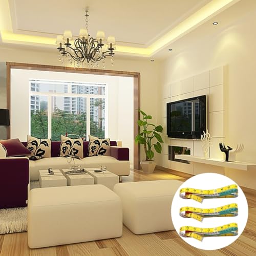 Set de 3 cintas métricas Lurrose de 150 cm precisión alta miniatura 5