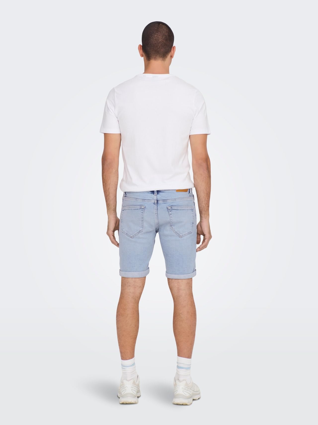 Only & Sons Male Jeans-Shorts ONSPLY Mittlere Taille Normal geschnitten Shorts