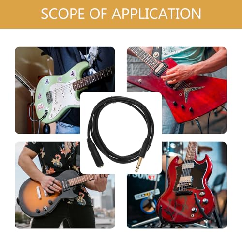 Cable de audio extensión macho a hembra para guitarra y teclado miniatura 4